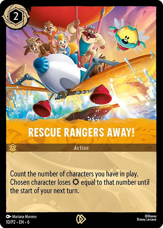 Rescue Rangers Away! (10/P2) [Promo Cards] | Webway Games