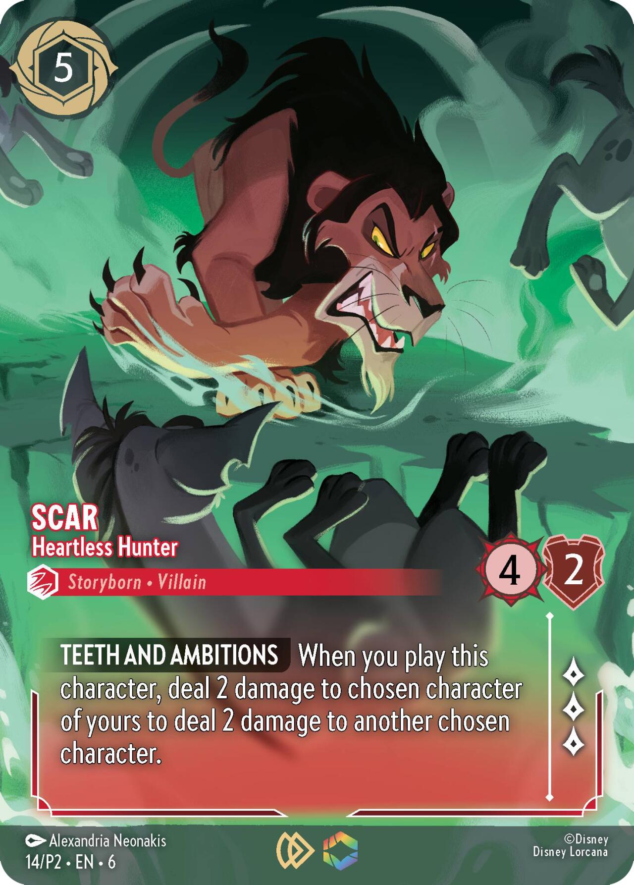 Scar - Heartless Hunter (Store Championship) (14) [Promo Cards] | Webway Games