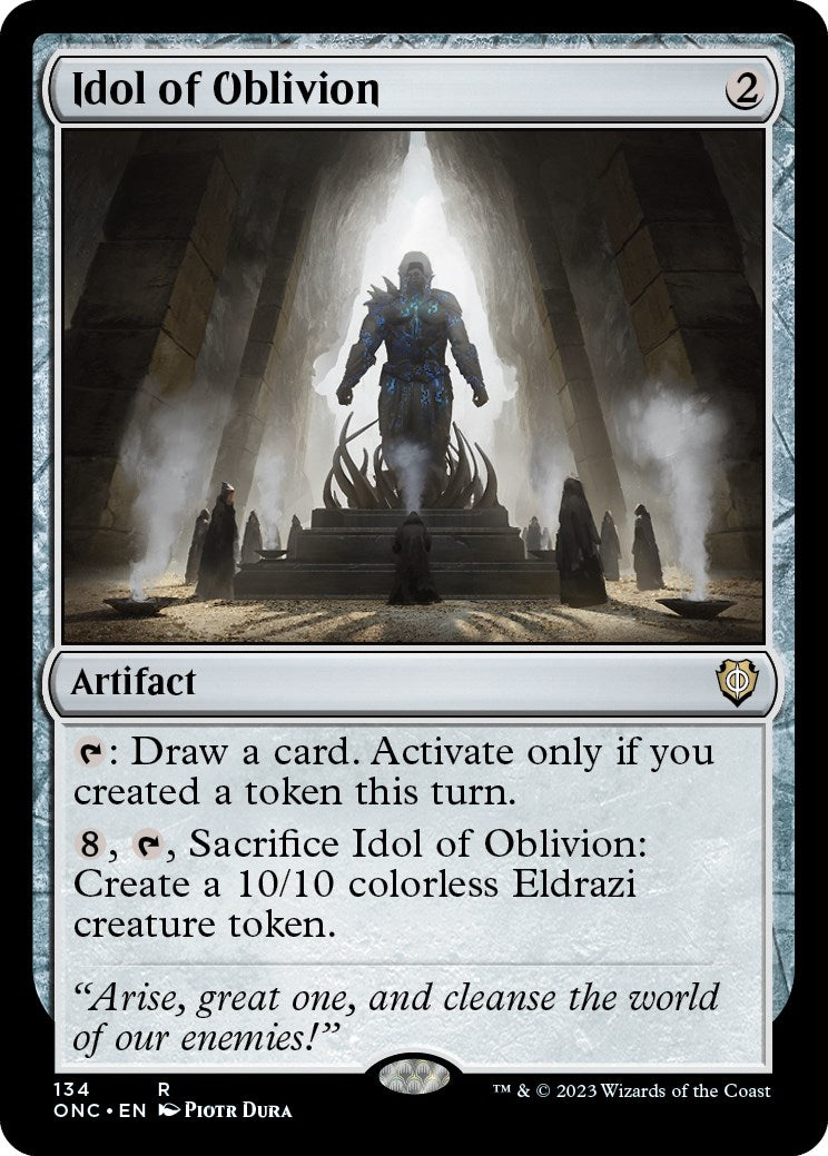 Idol of Oblivion [Phyrexia: All Will Be One Commander] | Webway Games