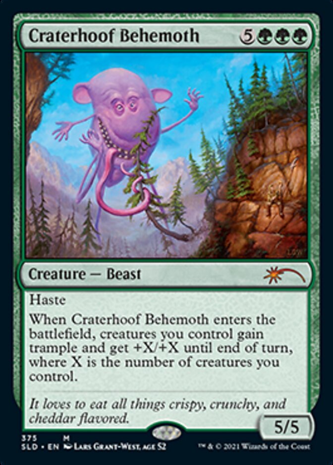 Craterhoof Behemoth (375) [Secret Lair Drop Series] | Webway Games