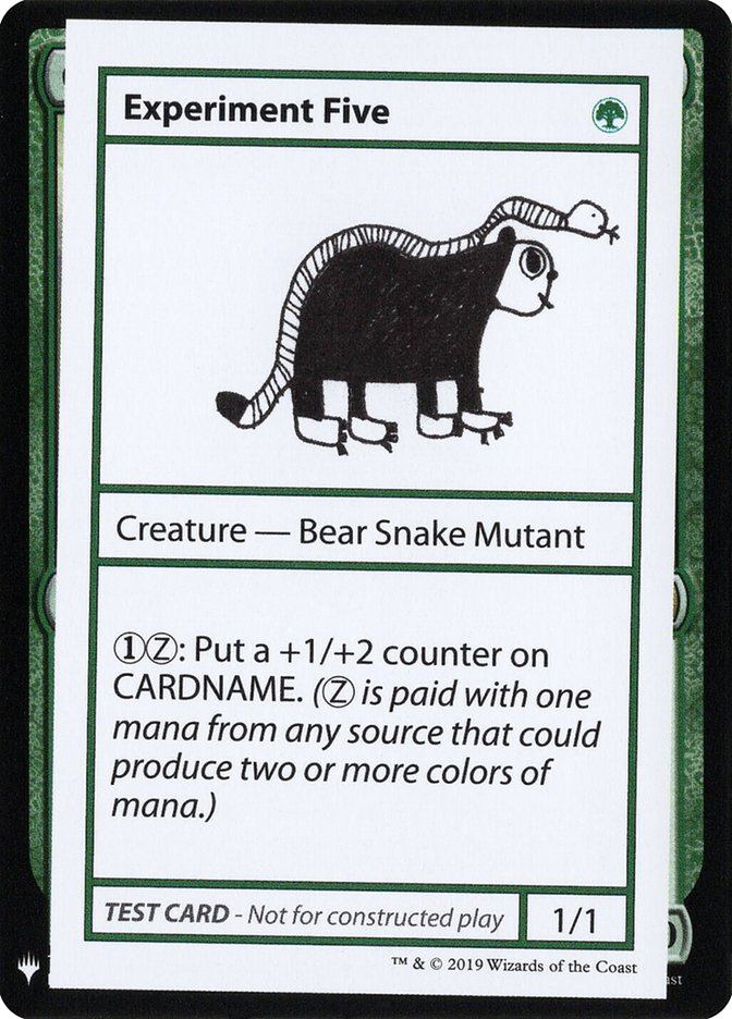 Experiment Five [Mystery Booster Playtest Cards] | Webway Games