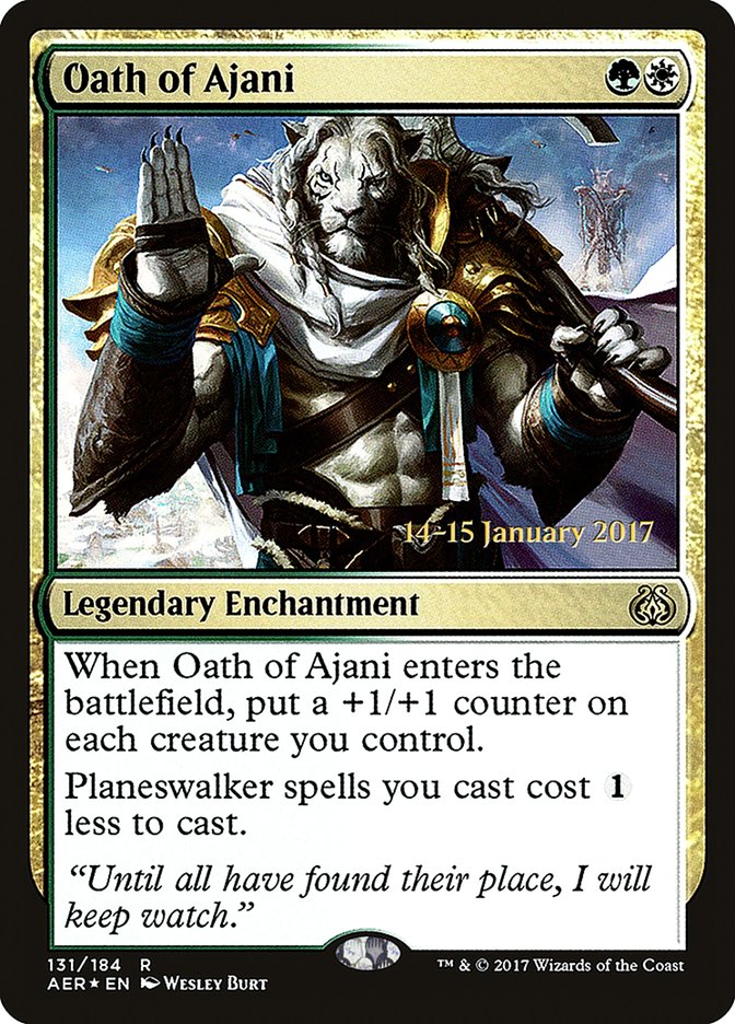 Oath of Ajani [Aether Revolt Prerelease Promos] | Webway Games
