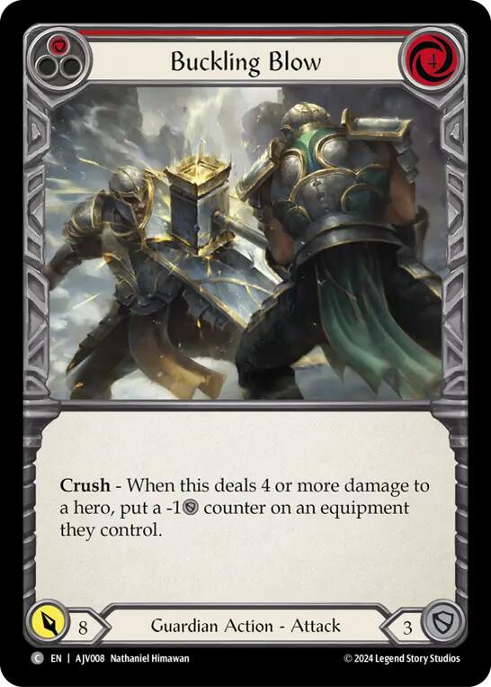 Buckling Blow (Red) [AJV008] (Armory Deck: Jarl Vetreidi) | Webway Games