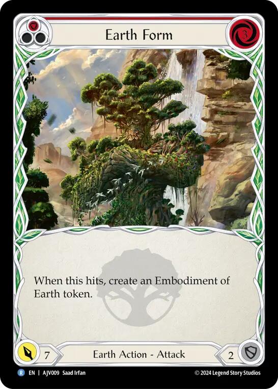 Earth Form (Red) [AJV009] (Armory Deck: Jarl Vetreidi) | Webway Games