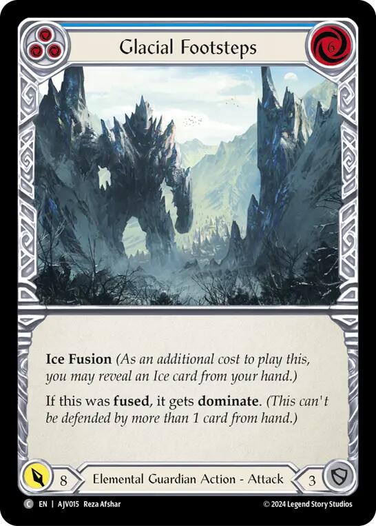 Glacial Footsteps (Blue) [AJV015] (Armory Deck: Jarl Vetreidi) | Webway Games