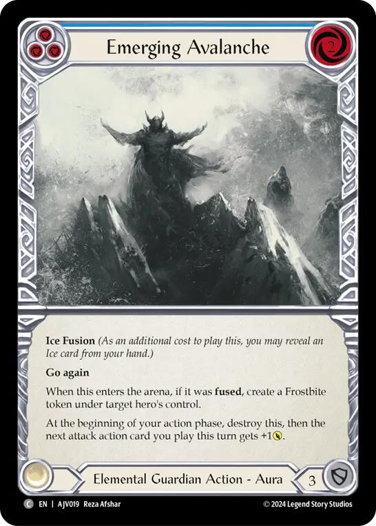 Emerging Avalanche (Blue) [AJV019] (Armory Deck: Jarl Vetreidi) | Webway Games