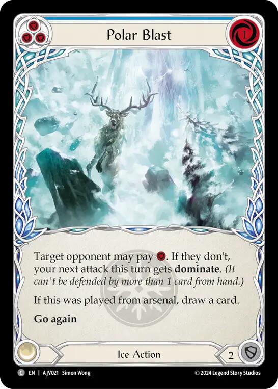 Polar Blast (Blue) [AJV021] (Armory Deck: Jarl Vetreidi) | Webway Games