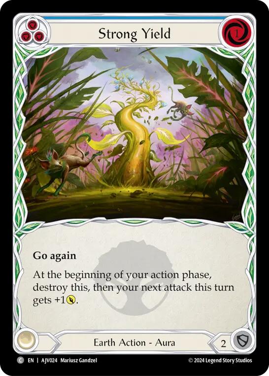 Strong Yield (Blue) [AJC024] (Armory Deck: Jarl Vetreidi) | Webway Games