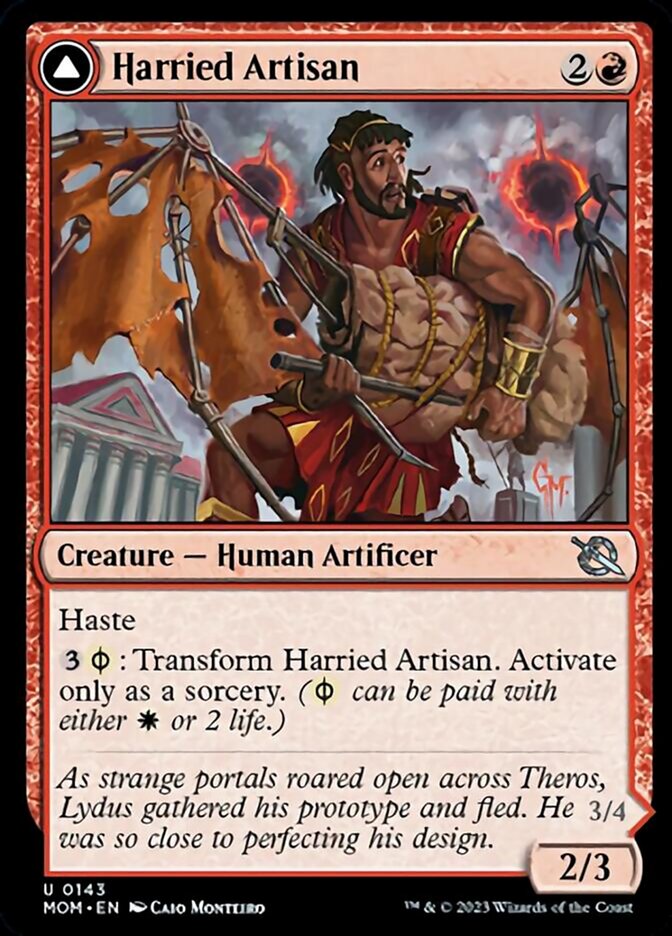 Harried Artisan // Phyrexian Skyflayer [March of the Machine] | Webway Games