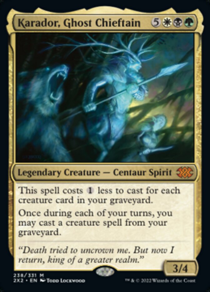 Karador, Ghost Chieftain [Double Masters 2022] | Webway Games