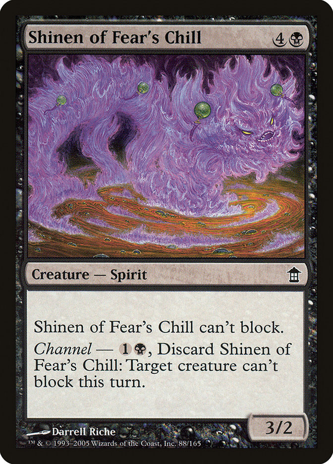 Shinen of Fear's Chill [Saviors of Kamigawa] | Webway Games