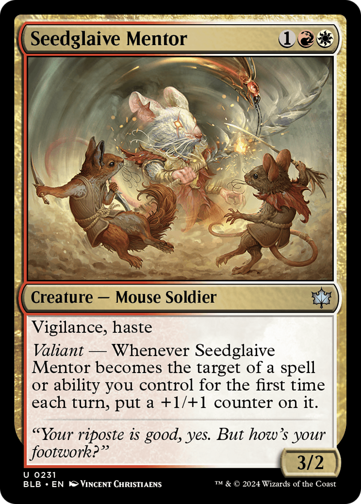Seedglaive Mentor [Bloomburrow] | Webway Games