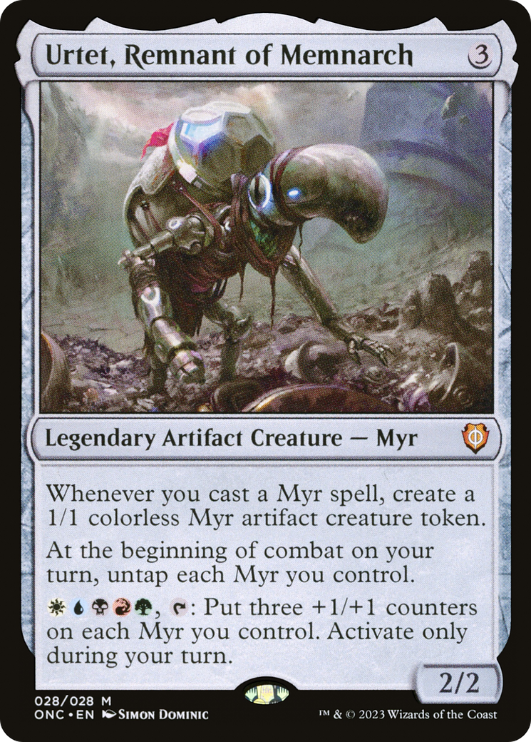 Urtet, Remnant of Memnarch [Phyrexia: All Will Be One Commander] | Webway Games