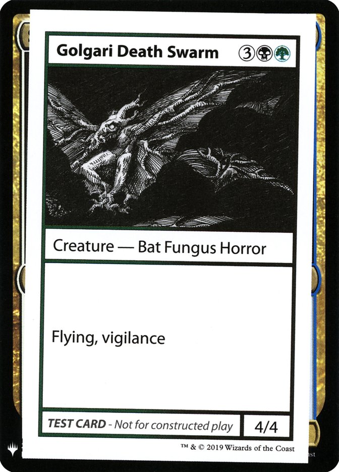 Golgari Death Swarm [Mystery Booster Playtest Cards] | Webway Games