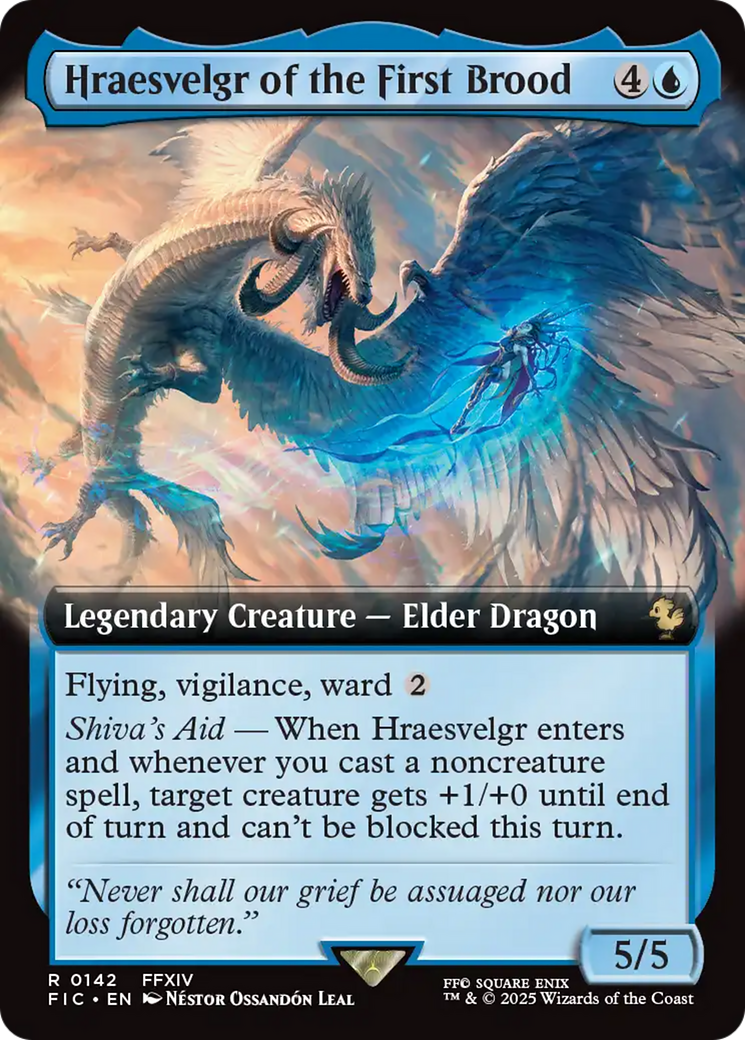 Hraesvelgr of the First Brood (Extended Art) [FINAL FANTASY Commander] | Webway Games