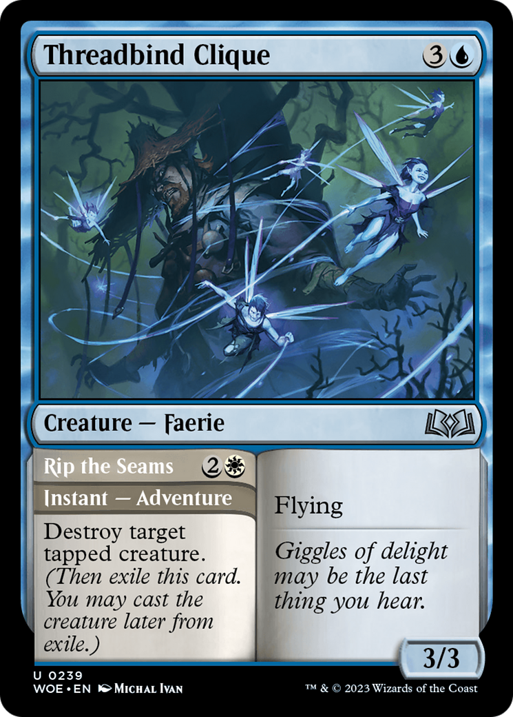 Threadbind Clique // Rip the Seams [Wilds of Eldraine] | Webway Games