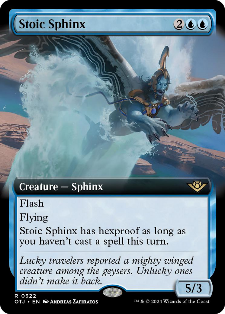 Stoic Sphinx (Extended Art) [Outlaws of Thunder Junction] | Webway Games