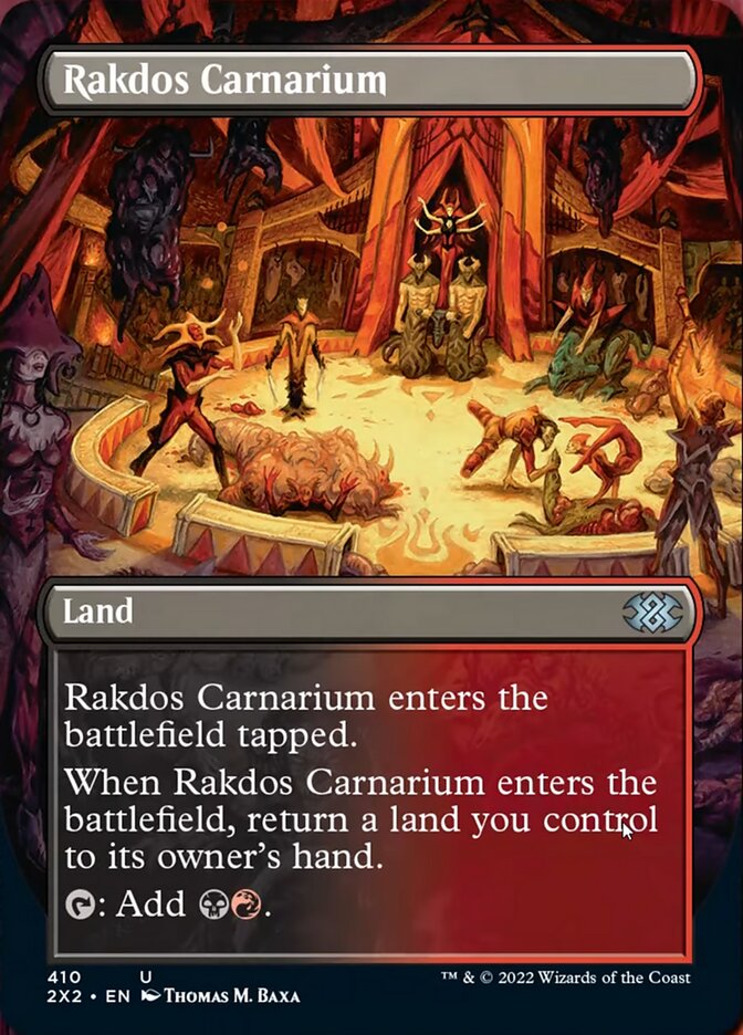 Rakdos Carnarium (Borderless Alternate Art) [Double Masters 2022] | Webway Games