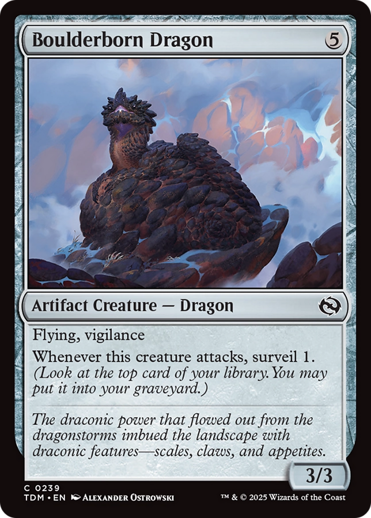Boulderborn Dragon [Tarkir: Dragonstorm] | Webway Games