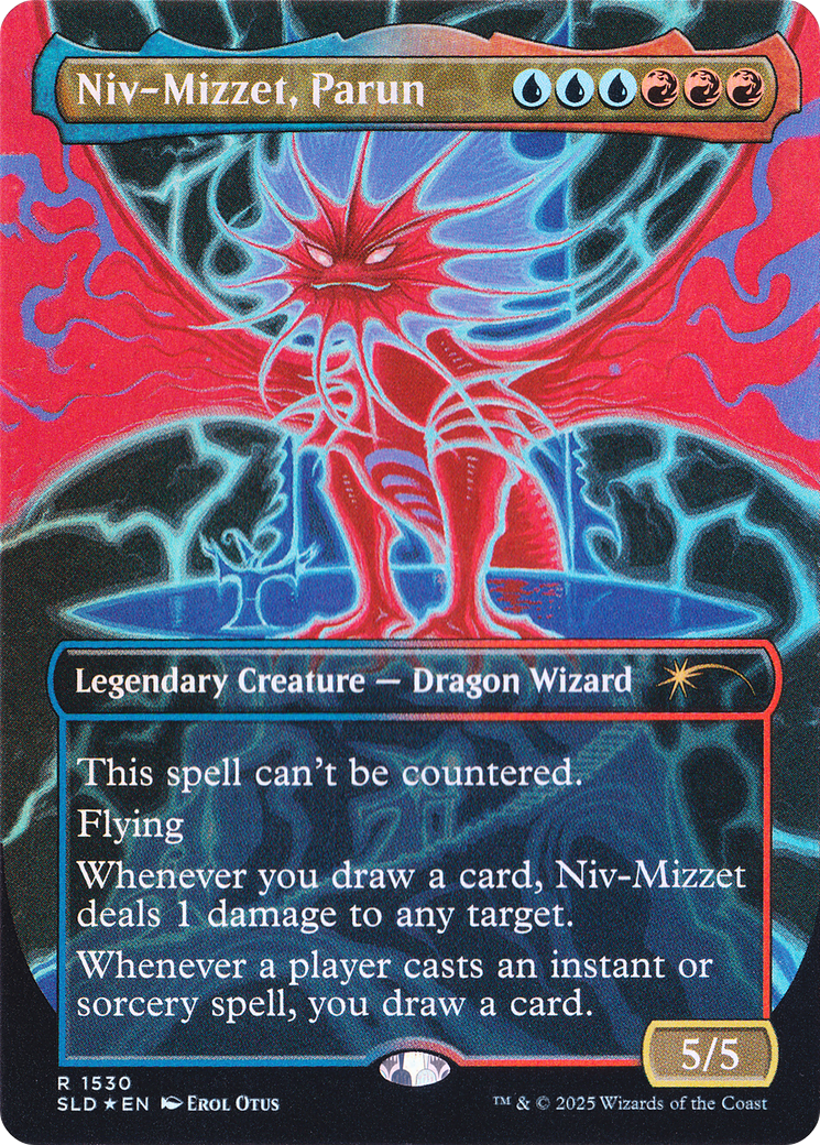 Niv-Mizzet, Parun (Rainbow Foil) [Secret Lair Drop Series] | Webway Games