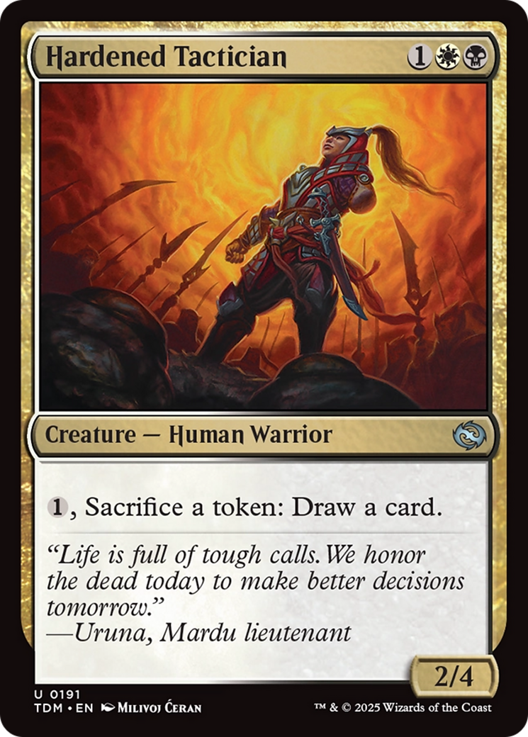 Hardened Tactician [Tarkir: Dragonstorm] | Webway Games
