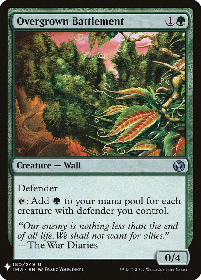 Overgrown Battlement [Mystery Booster] | Webway Games