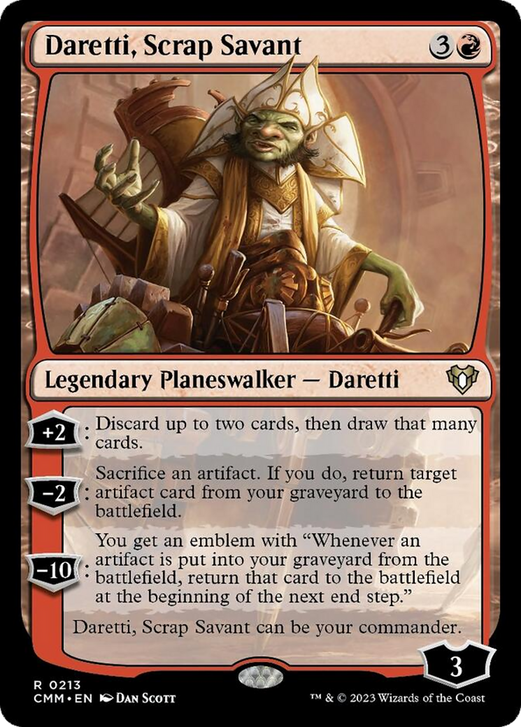 Daretti, Scrap Savant [Commander Masters] | Webway Games