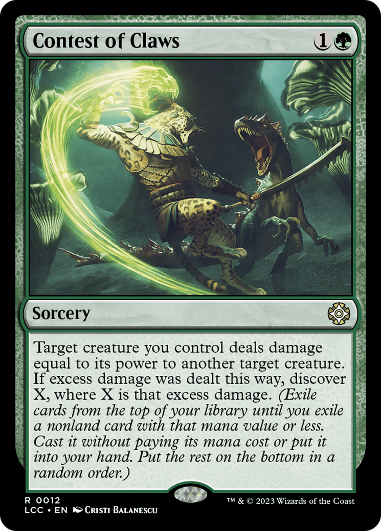 Contest of Claws [The Lost Caverns of Ixalan Commander] | Webway Games