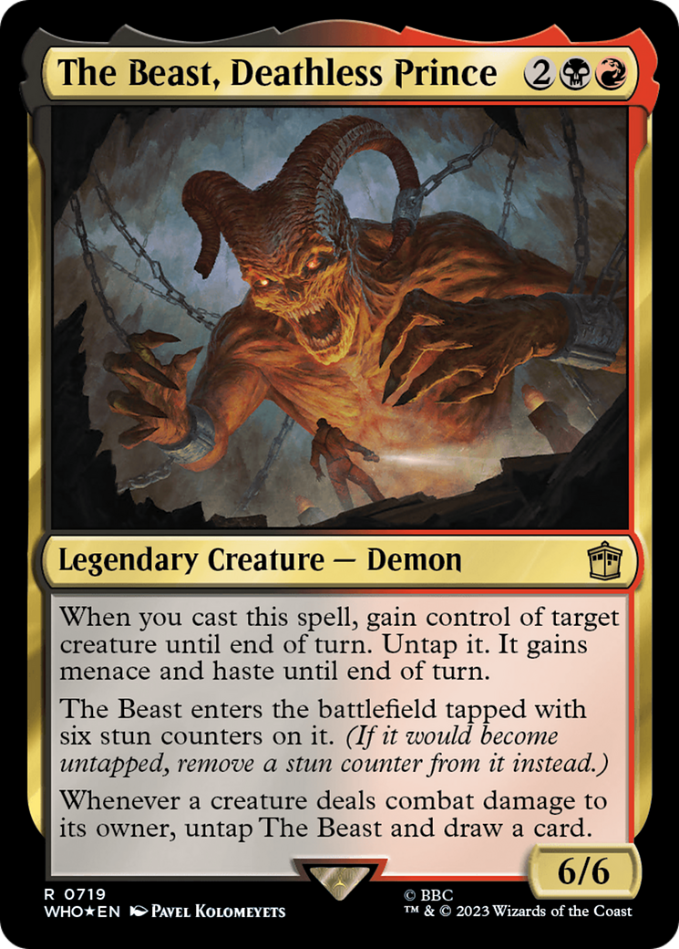 The Beast, Deathless Prince (Surge Foil) [Doctor Who] | Webway Games