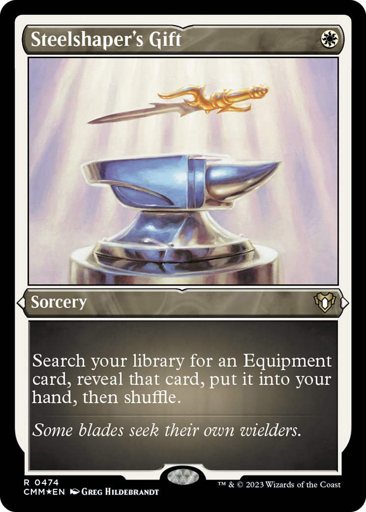Steelshaper's Gift (Foil Etched) [Commander Masters] | Webway Games