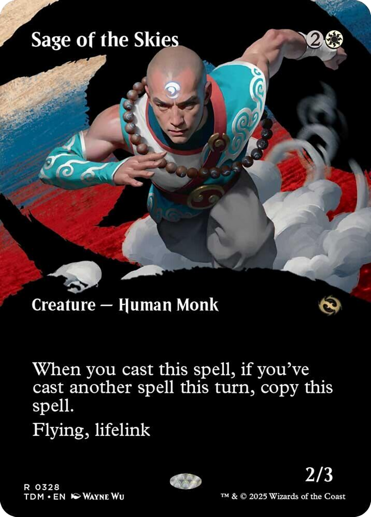 Sage of the Skies (Borderless) [Tarkir: Dragonstorm] | Webway Games