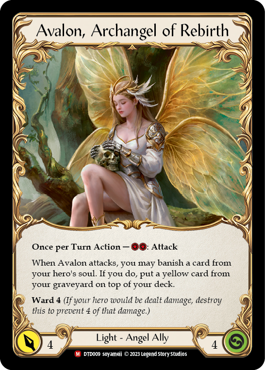 Figment of Rebirth // Avalon, Archangel of Rebirth [DTD009] (Dusk Till Dawn) | Webway Games