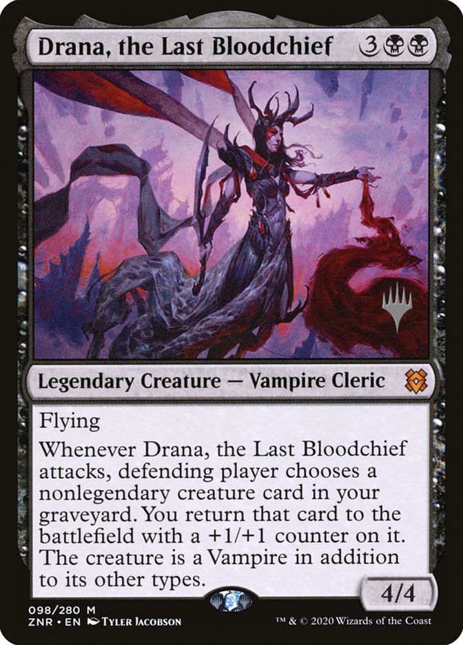 Drana, the Last Bloodchief (Promo Pack) [Zendikar Rising Promos] | Webway Games