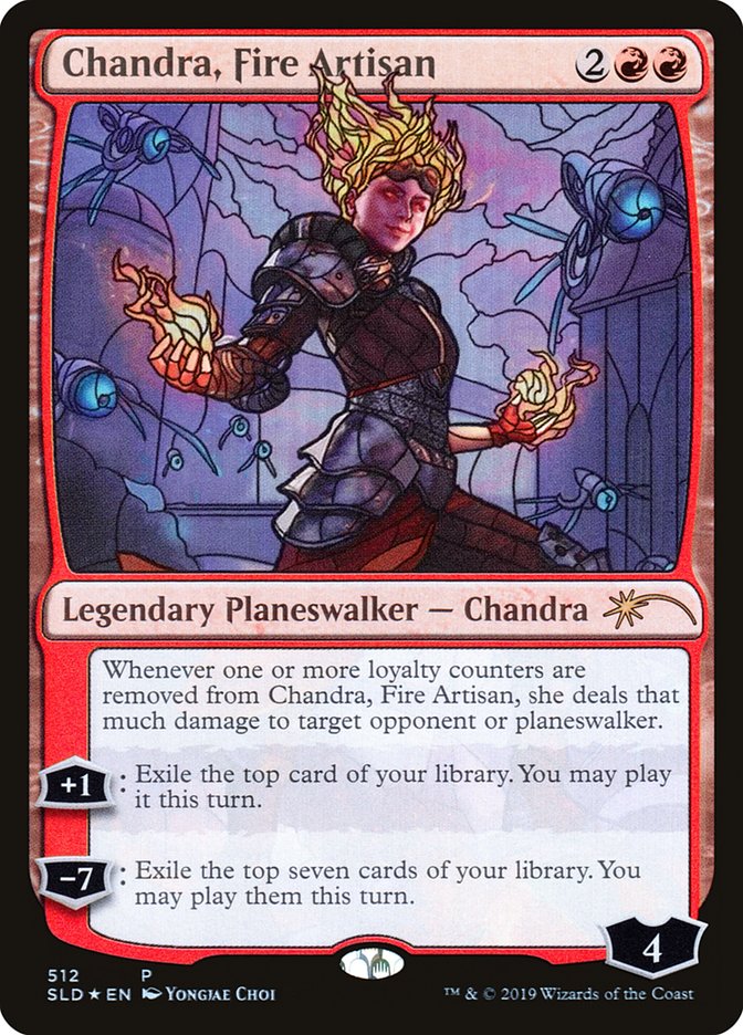 Chandra, Fire Artisan (Stained Glass) [Secret Lair Drop Promos] | Webway Games
