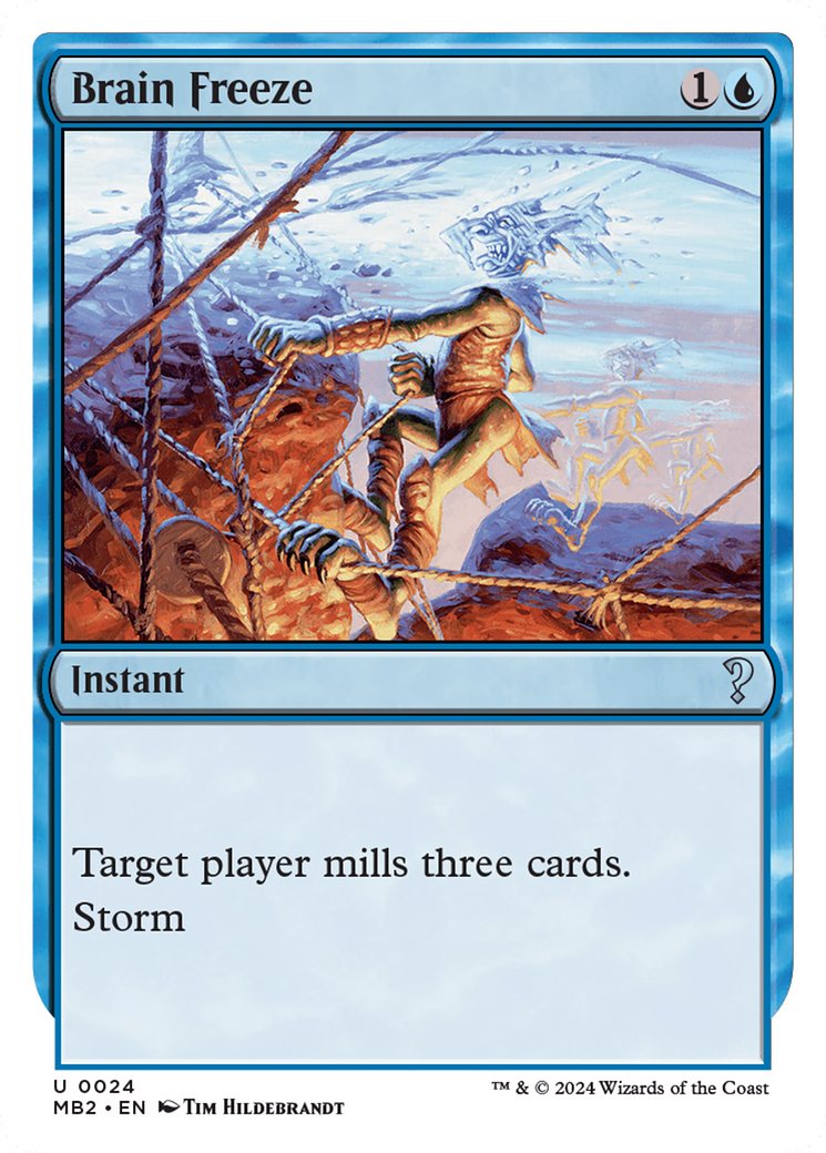 Brain Freeze (White Border) [Mystery Booster 2] | Webway Games