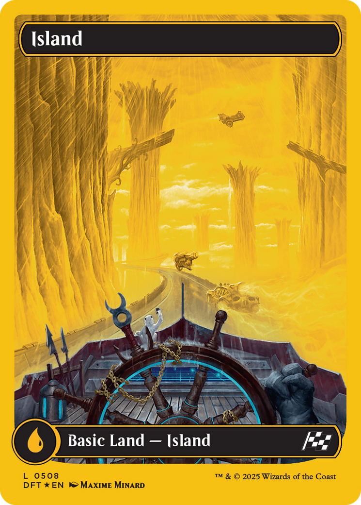 Island (0508) (First-Place Foil) [Aetherdrift] | Webway Games