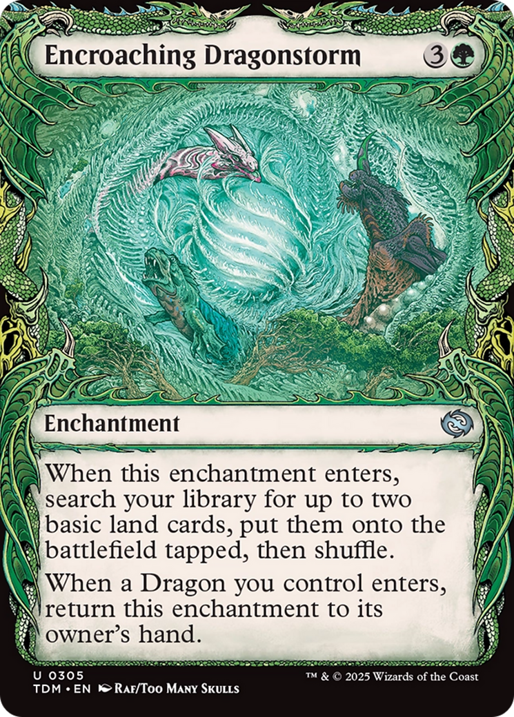 Encroaching Dragonstorm (Showcase) [Tarkir: Dragonstorm] | Webway Games