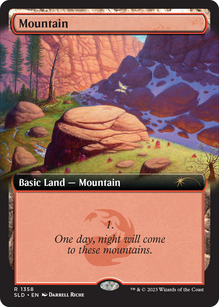 Mountain (1358) [Secret Lair Drop Series] | Webway Games