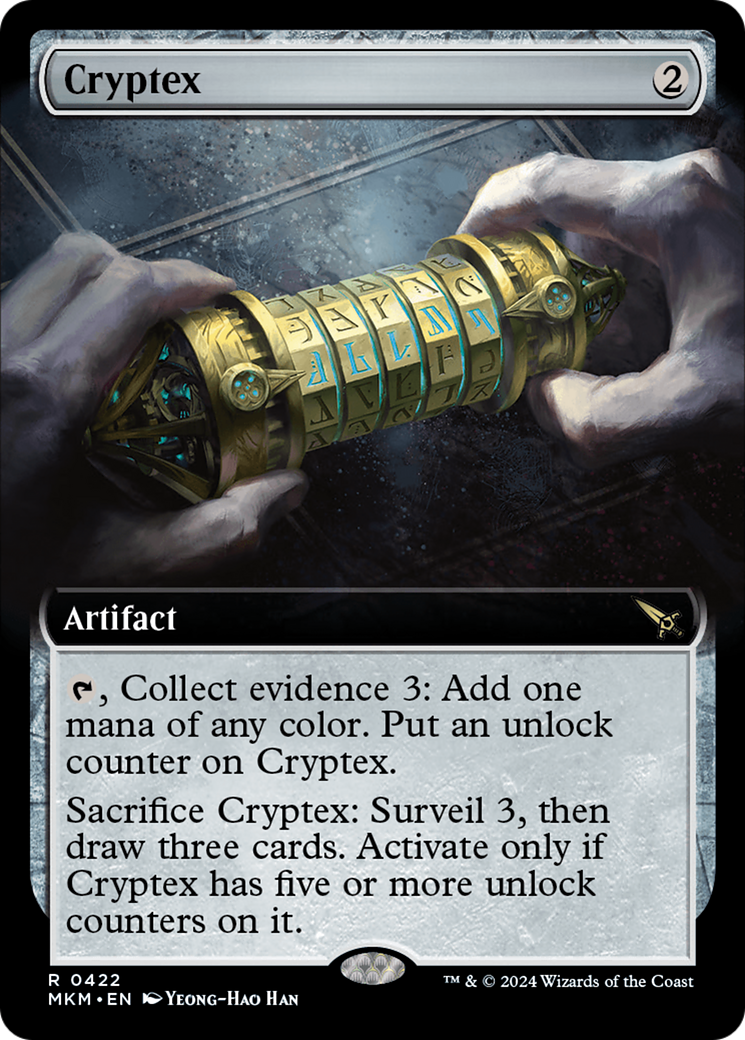 Cryptex (Extended Art) [Murders at Karlov Manor] | Webway Games