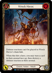 Wreck Havoc (Blue) [OUT200] (Outsiders)  Rainbow Foil | Webway Games