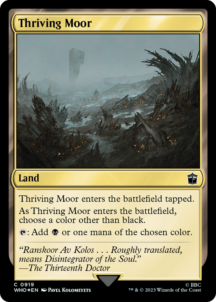 Thriving Moor (Surge Foil) [Doctor Who] | Webway Games