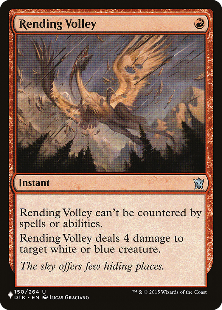 Rending Volley [The List] | Webway Games