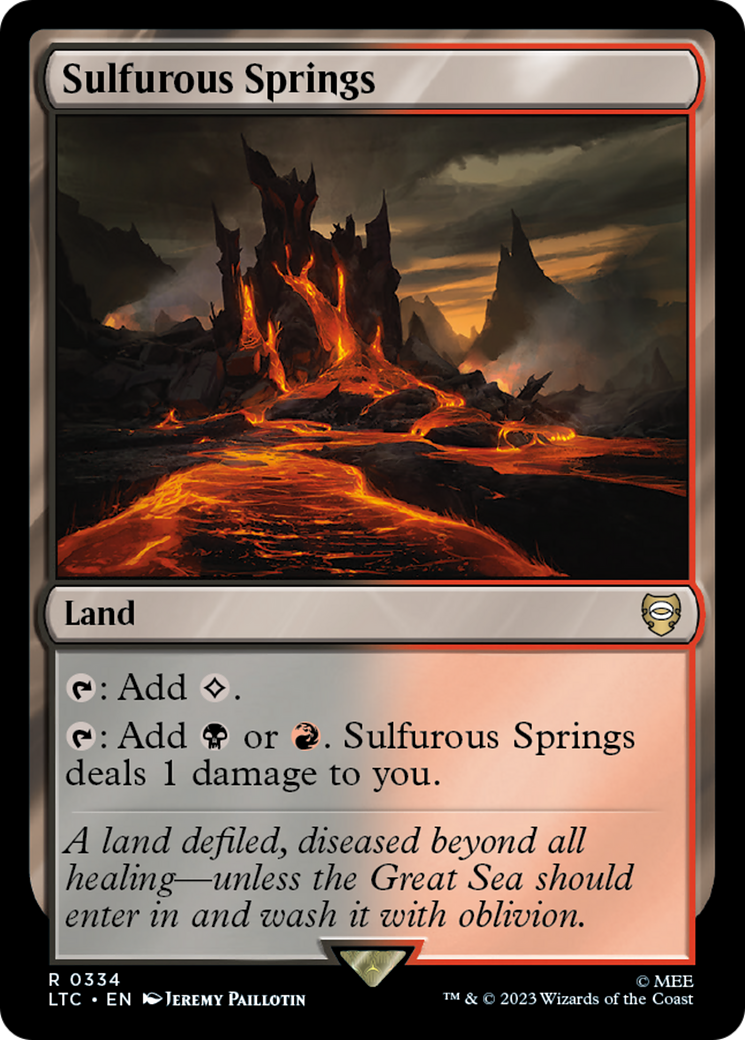 Sulfurous Springs [The Lord of the Rings: Tales of Middle-Earth Commander] | Webway Games
