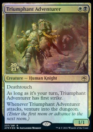 Triumphant Adventurer [Dungeons & Dragons: Adventures in the Forgotten Realms Prerelease Promos] | Webway Games