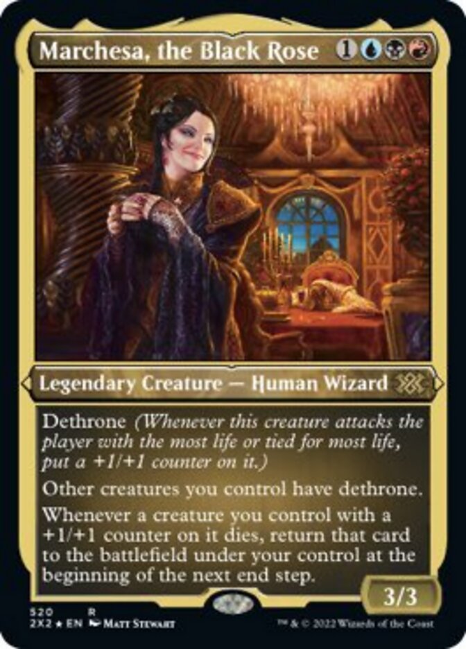 Marchesa, the Black Rose (Foil Etched) [Double Masters 2022] | Webway Games
