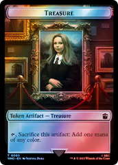 Soldier // Treasure (0060) Double-Sided Token (Surge Foil) [Doctor Who Tokens] | Webway Games