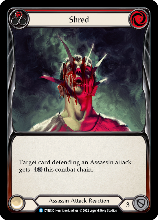 Shred (Red) [DYN130] (Dynasty) | Webway Games