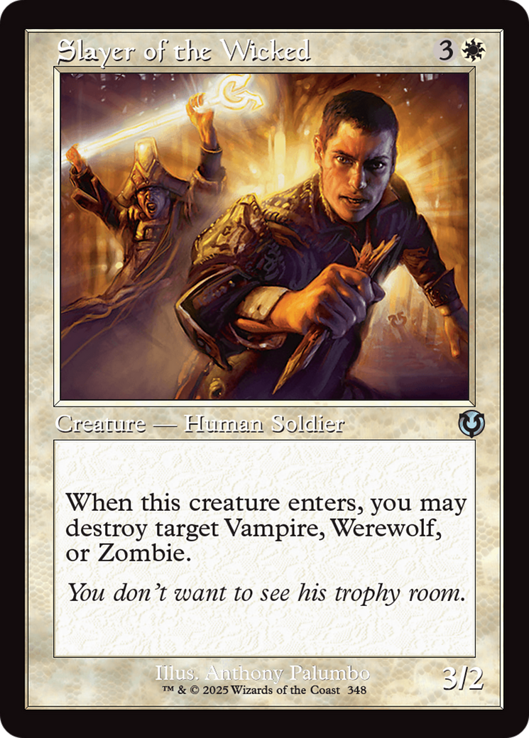 Slayer of the Wicked (Retro Frame) [Innistrad Remastered] | Webway Games