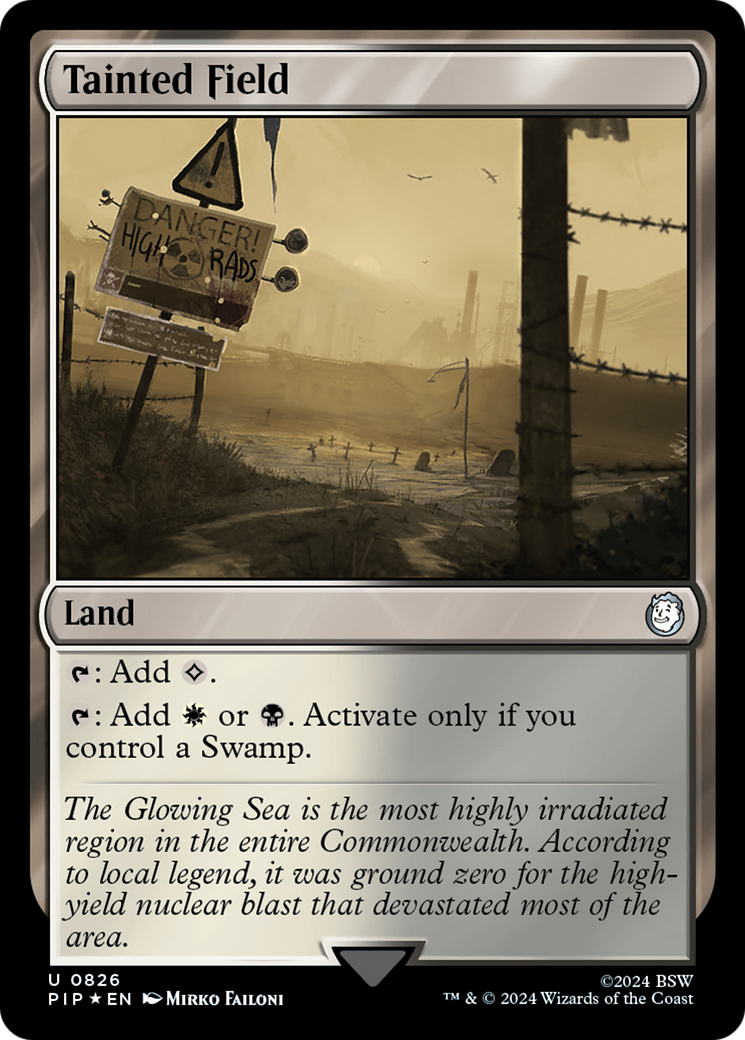 Tainted Field (Surge Foil) [Fallout] | Webway Games