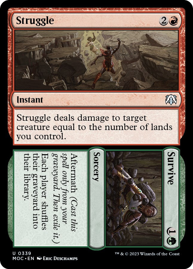 Struggle // Survive [March of the Machine Commander] | Webway Games